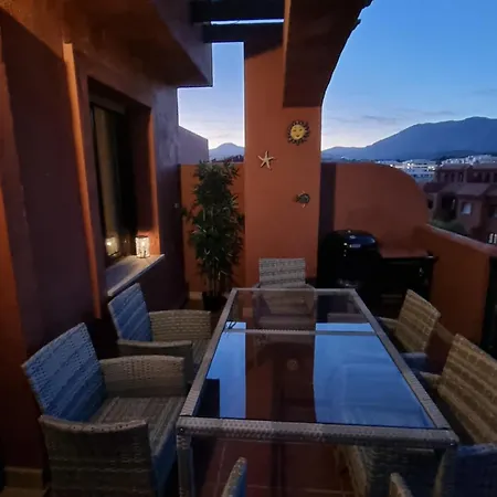 Sea View Penthouse With Hot Tub - Casa Bella Vista, Buenas Noches , Apartment Estepona